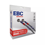 BLA2071-4L - EBC Braided Steel Brake Lines; Front & Rear
