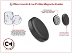 2013-2020 A3/S3/RS3 8V Bracket + Low-Profile Magnetic Holder