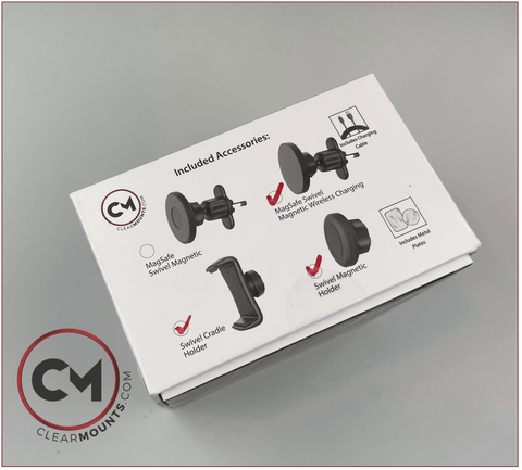 Universal Vent Mount + MagSafe Charging +Swivel Magnetic + Cradle Holder