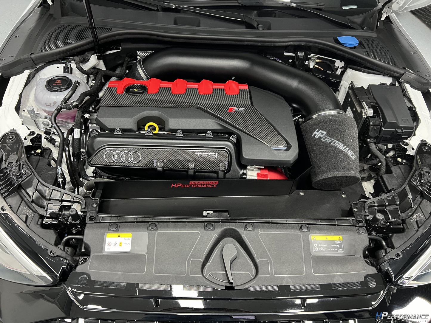 5" / 125mm intake with 4" 100mm turbo inlet / air baffle 2.5 TFSI DAZA DNWA RS3, TTRS