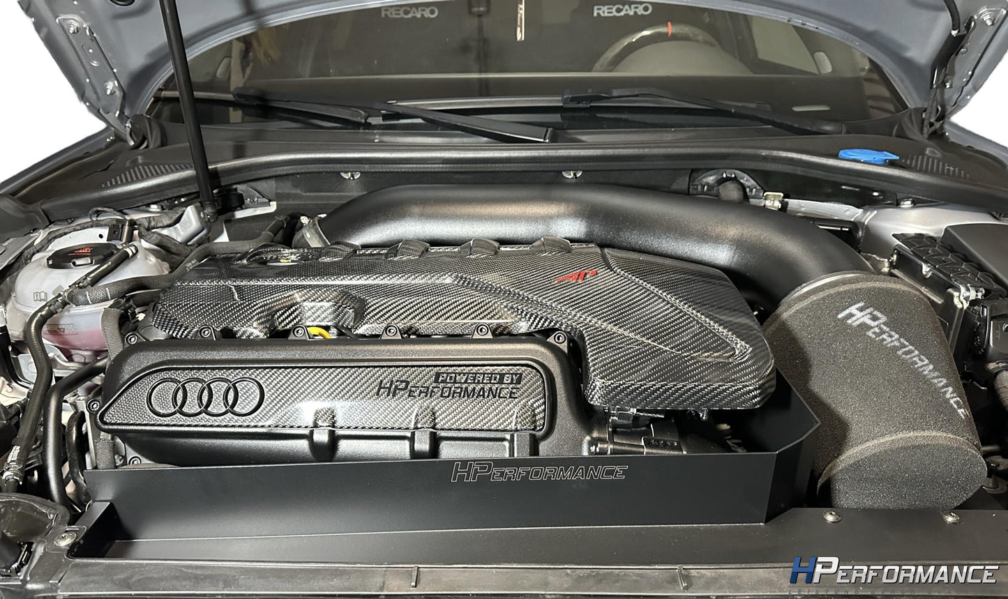5" / 125mm intake with 4" 100mm turbo inlet / air baffle 2.5 TFSI DAZA DNWA RS3, TTRS