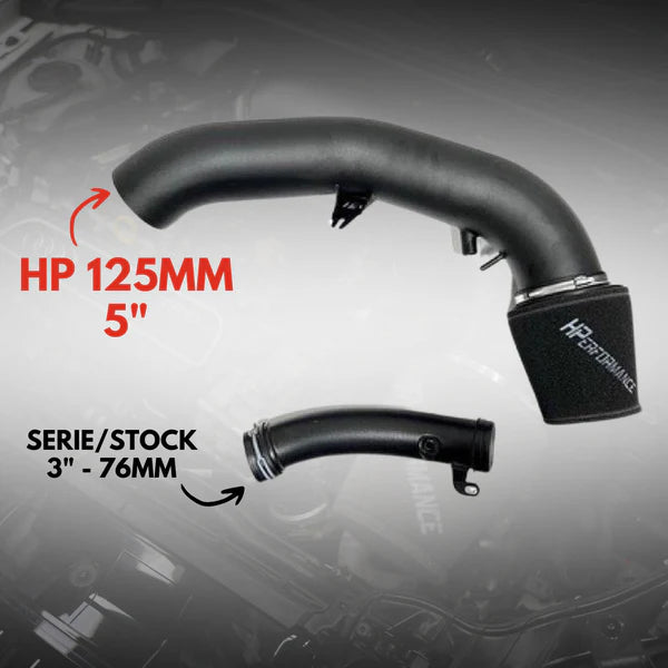 5" / 125mm intake + 4" 100mm turbo inlet - 2.5 TFSI DAZA DNWA RS3, TTRS, RSQ3