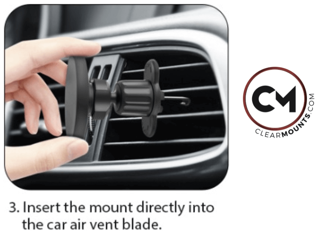 Universal Vent Mount + Swivel Magnetic + Cradle Holder